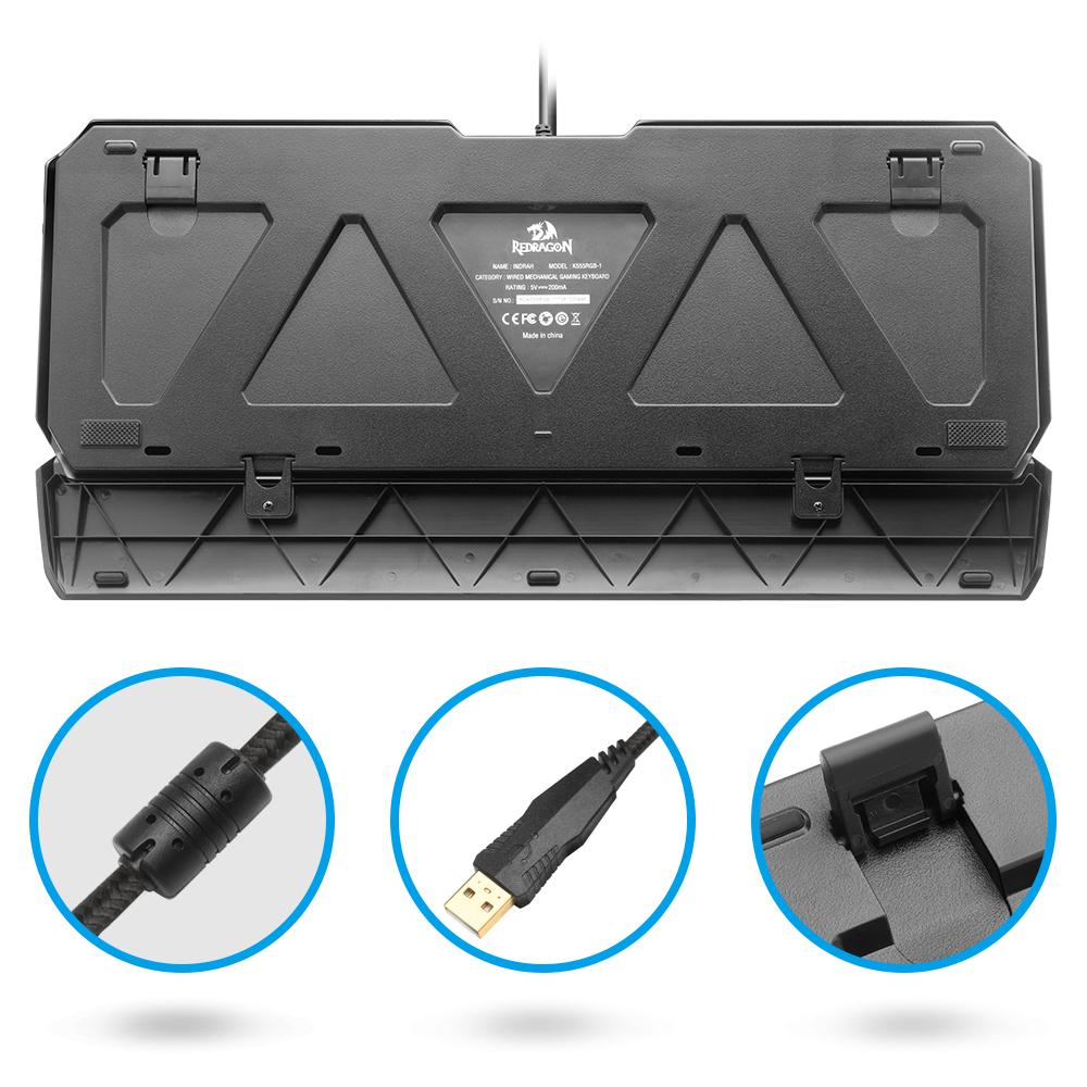 Redragon USB mechanical gaming keyboard - Free Shipping - Aurelia Clothing