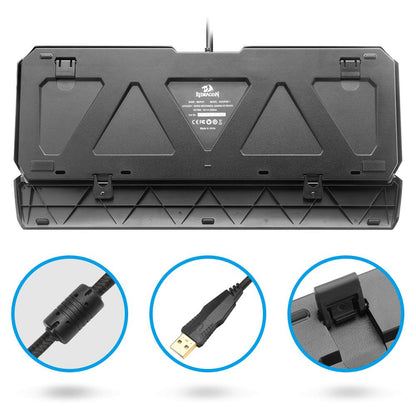Redragon USB mechanical gaming keyboard - Free Shipping - Aurelia Clothing