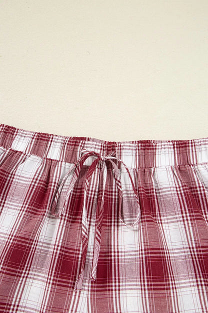Shirt and Drawstring Shorts Lounge Set-Free Shipping - Aurelia Clothing