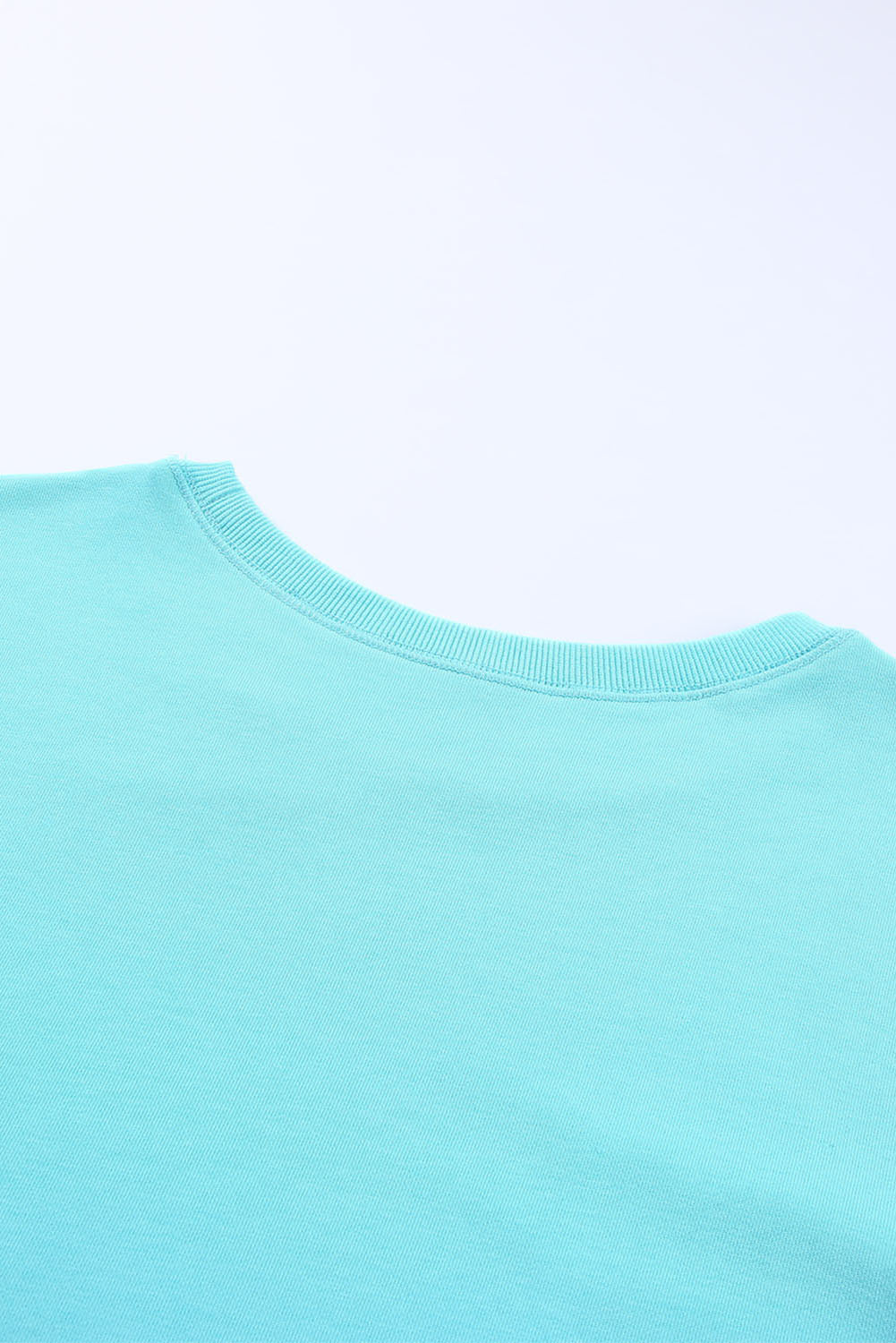 Side Slit Drop Shoulder Sweatshirt - Aurelia Clothing