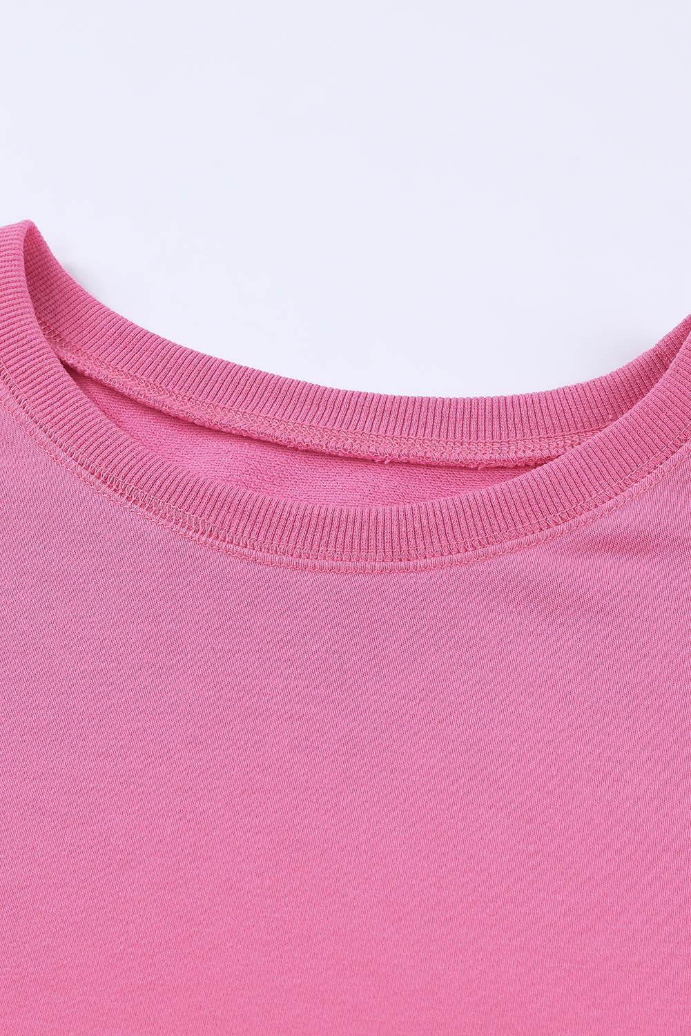 Side Slit Drop Shoulder Sweatshirt - Aurelia Clothing