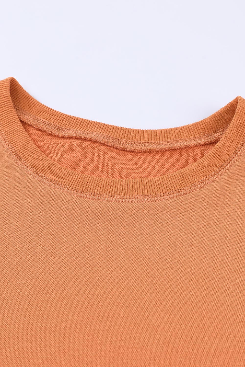 Side Slit Drop Shoulder Sweatshirt - Aurelia Clothing