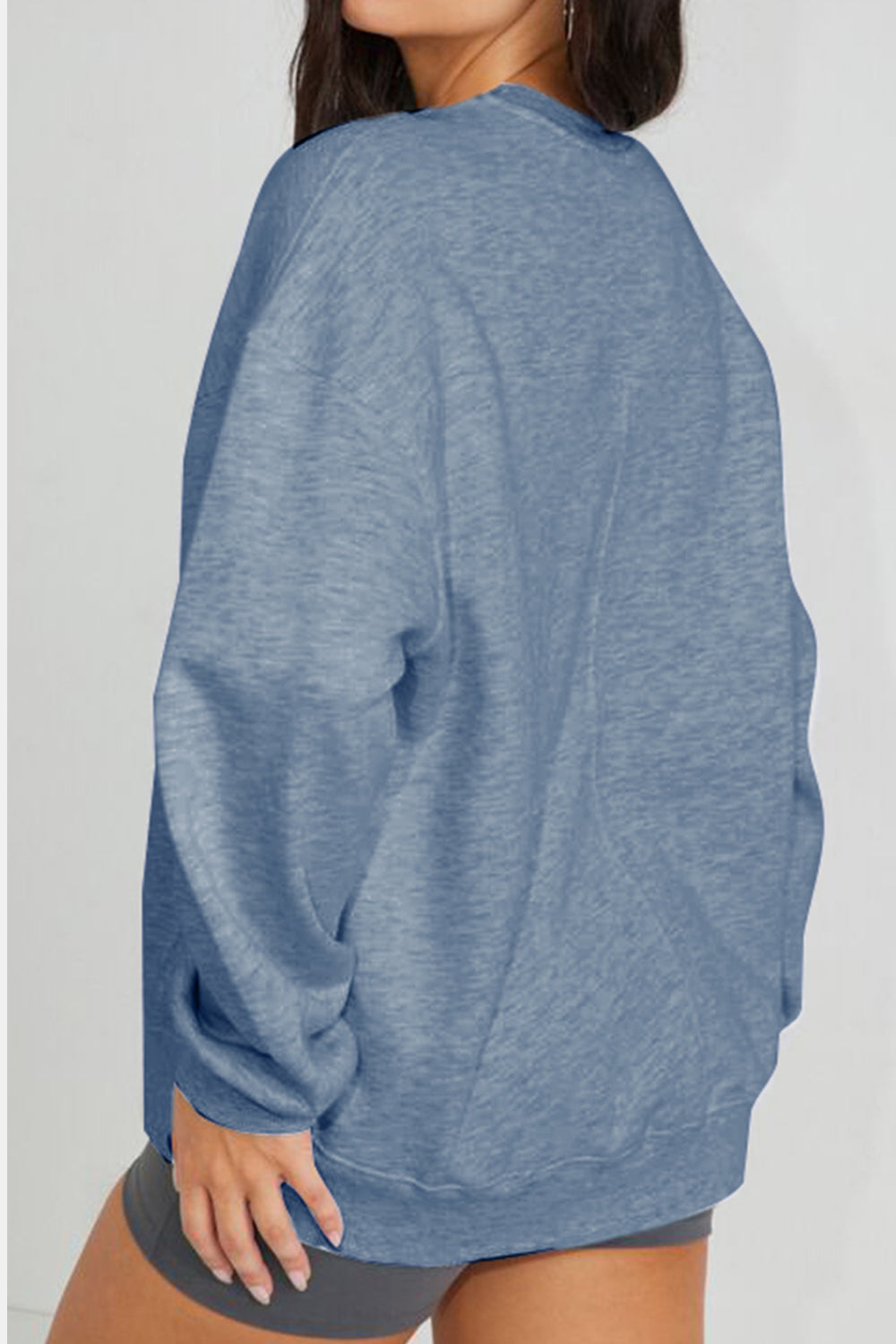 Simply Love Full Size HAPPY MIND HAPPY LIFE SKULL Graphic Sweatshirt - Aurelia Clothing