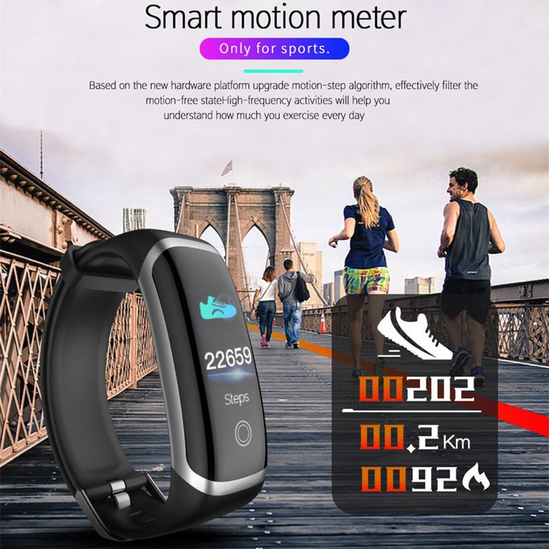 Smart Bracelet M4 Heart Rate Monitor Nrf52832 Fitness Tracker Watch Color Screen Call Reminder Smart Wristband for IOS - Free Shipping - Aurelia Clothing