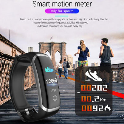 Smart Bracelet M4 Heart Rate Monitor Nrf52832 Fitness Tracker Watch Color Screen Call Reminder Smart Wristband for IOS - Free Shipping - Aurelia Clothing