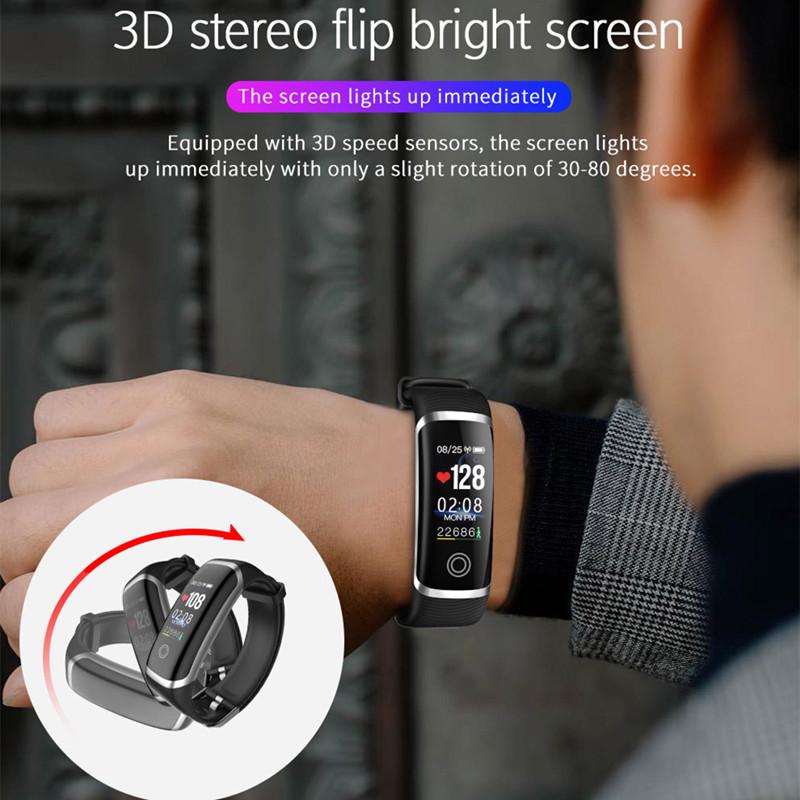 Smart Bracelet M4 Heart Rate Monitor Nrf52832 Fitness Tracker Watch Color Screen Call Reminder Smart Wristband for IOS - Free Shipping - Aurelia Clothing
