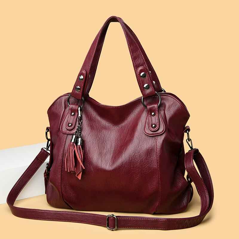 Soft Leather Luxury Handbags-Free Shipping - Aurelia Clothing