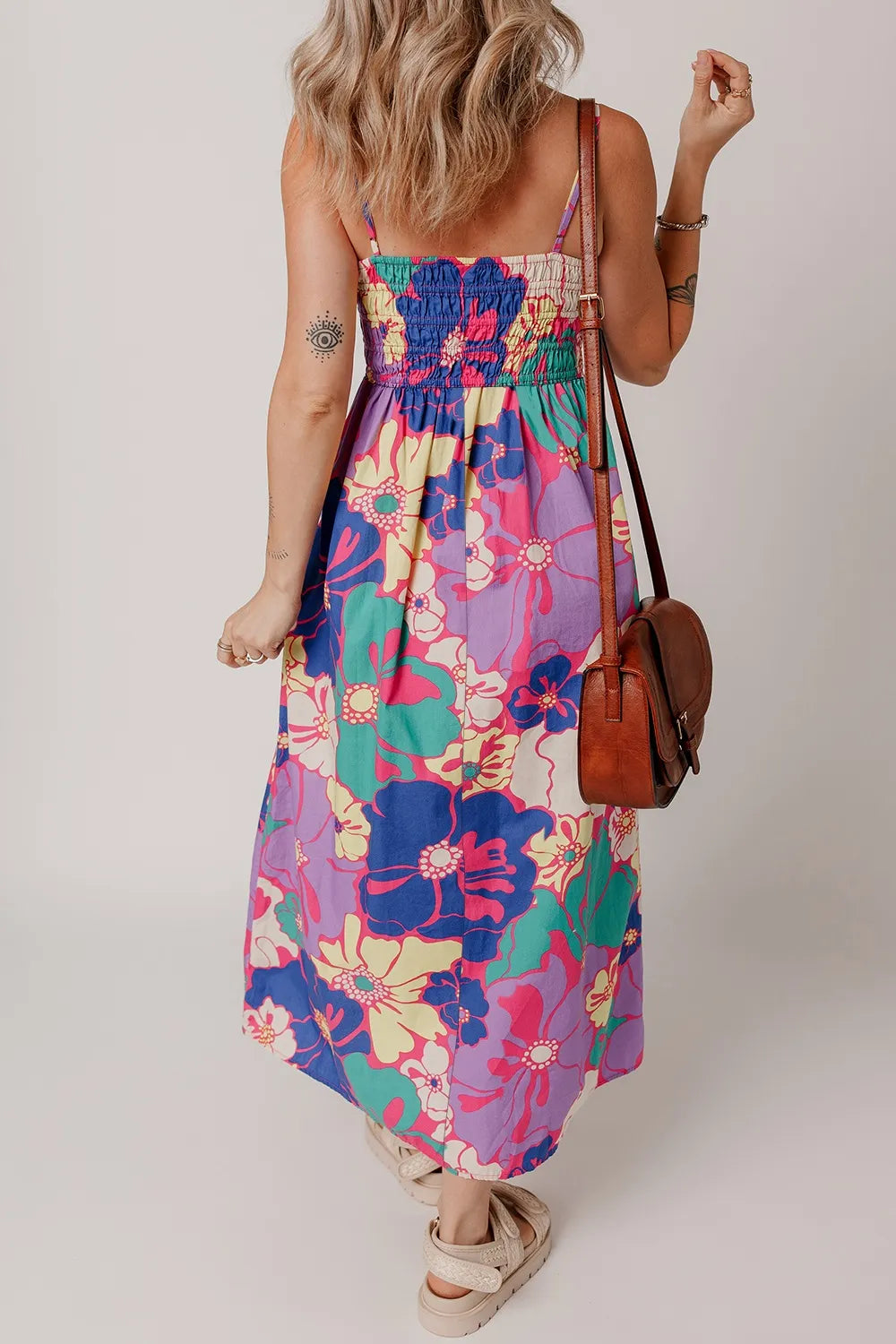 Spaghetti Strap Loose Maxi Dress-Free Shipping - Aurelia Clothing