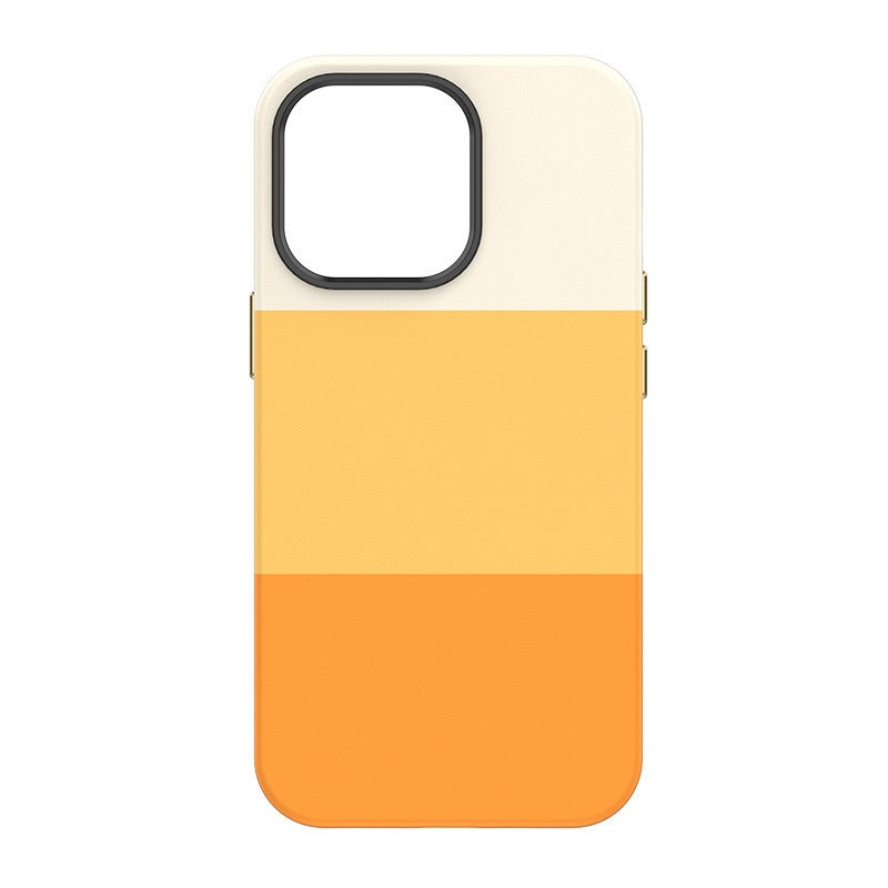 Suitable for Apple iPhone mobile phone case Apple 14Pro Max three color splicing and color blocking anti-drop case cover - Free Shipping - Aurelia Clothing