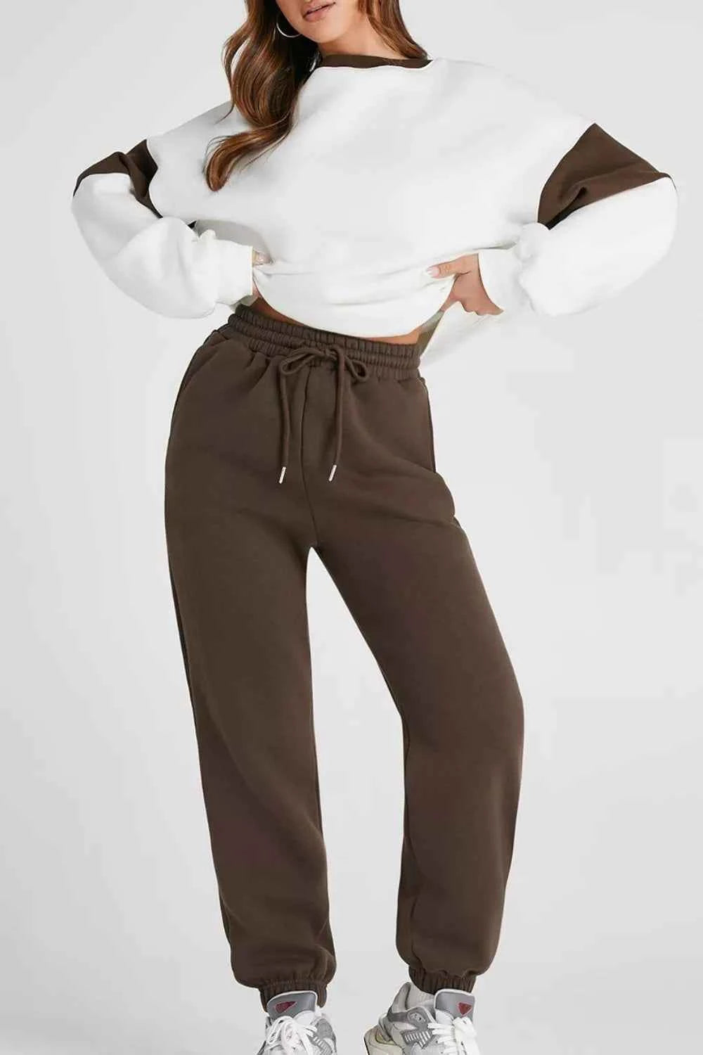 Sweatshirt and Joggers Active Set-Free Shipping - Aurelia Clothing