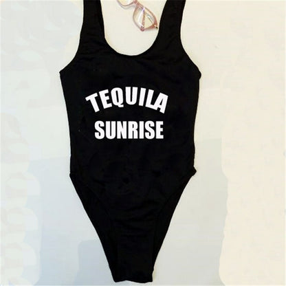 TEQUILA SUNRISE New Sexy Swimwear Women Female Bathing Suit Monokini Beach Backless Bikini Swim Wear  - Free Shipping - Aurelia Clothing