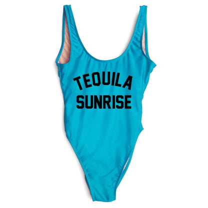 TEQUILA SUNRISE New Sexy Swimwear Women Female Bathing Suit Monokini Beach Backless Bikini Swim Wear  - Free Shipping - Aurelia Clothing