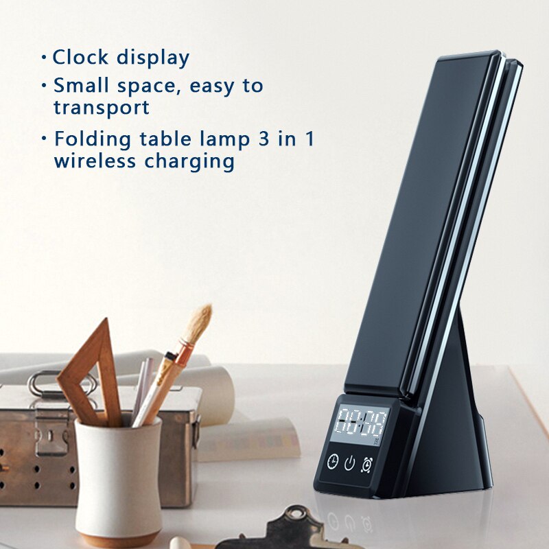 Table Lamp Clock Charger-Free Shipping - Aurelia Clothing