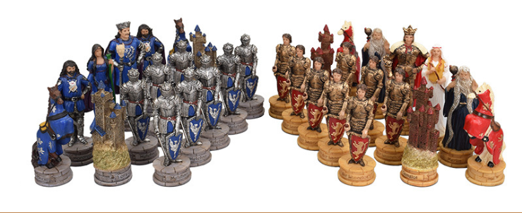 Three-dimensional Character Chess Set Large Character Checkers -  Free Shipping - Aurelia Clothing