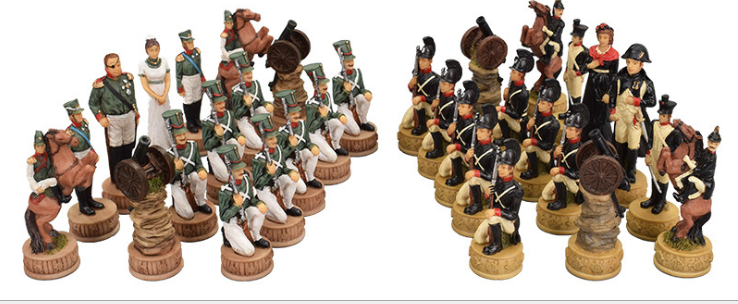 Three-dimensional Character Chess Set Large Character Checkers -  Free Shipping - Aurelia Clothing