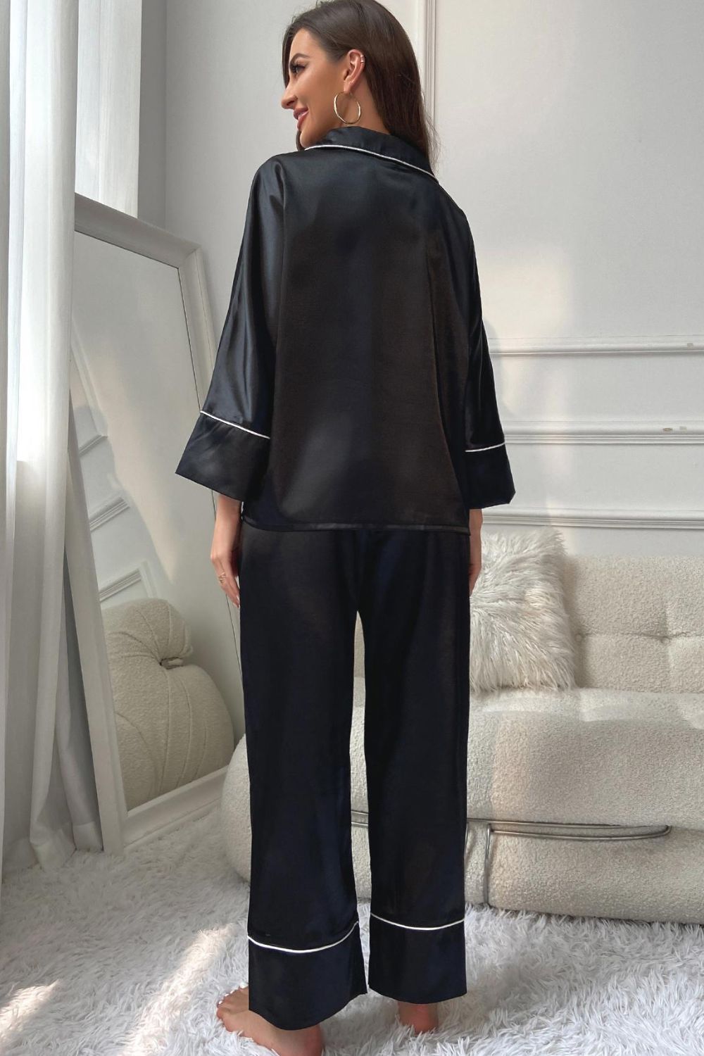 Top and Pants Pajama Set-Free Shipping - Aurelia Clothing