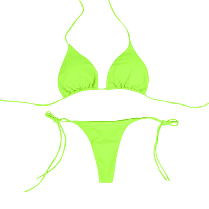 Two-tone solid swimsuit set-Free Shipping - Aurelia Clothing