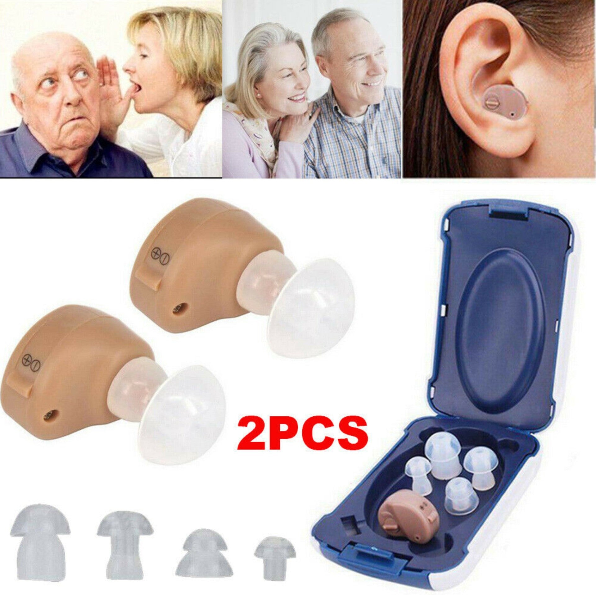 Two Sets Of Hearing Aid Sound Amplifier Hearing Aid Headphones - Free Shipping - Aurelia Clothing