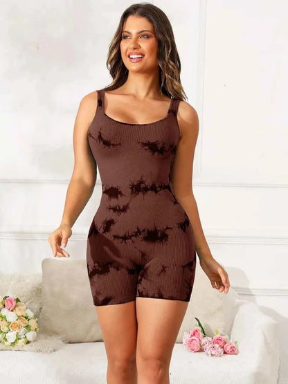 Wide Strap Active Romper-Free Shipping - Aurelia Clothing
