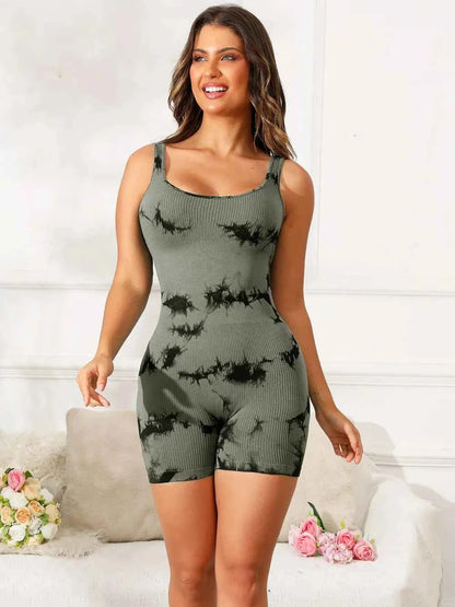 Wide Strap Active Romper-Free Shipping - Aurelia Clothing