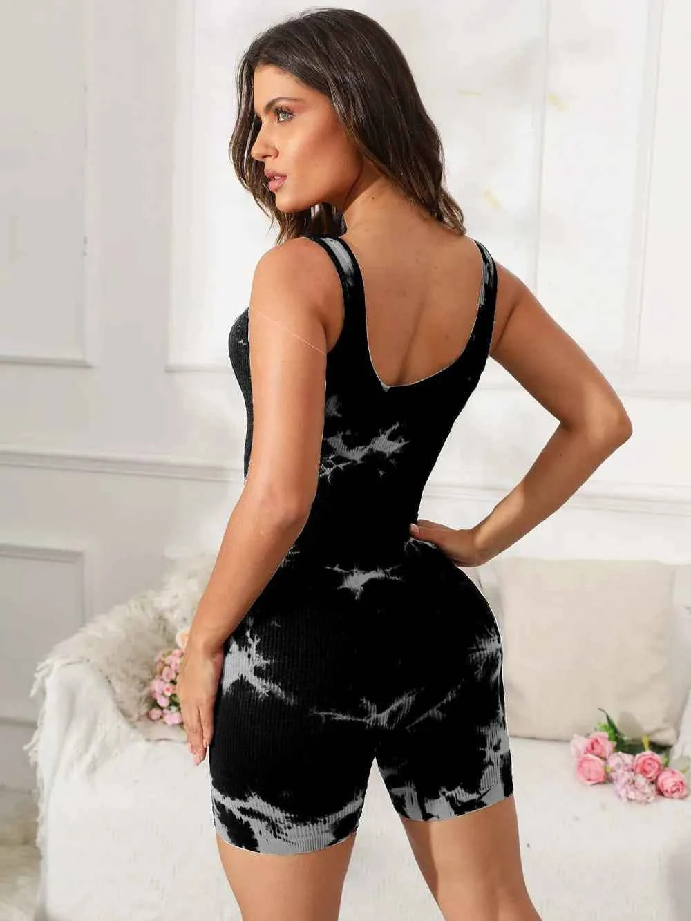 Wide Strap Active Romper-Free Shipping - Aurelia Clothing