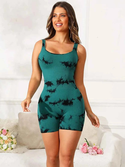 Wide Strap Active Romper-Free Shipping - Aurelia Clothing