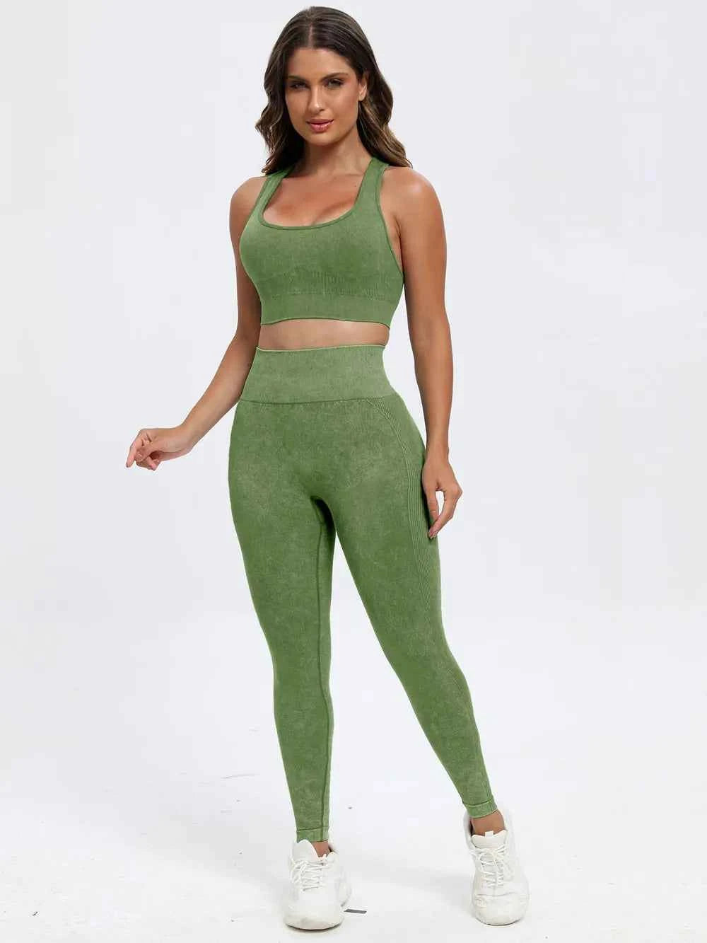 Wide Strap Top and Pants Active Set-Free Shipping - Aurelia Clothing