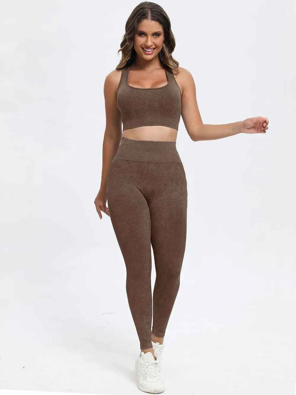 Wide Strap Top and Pants Active Set-Free Shipping - Aurelia Clothing