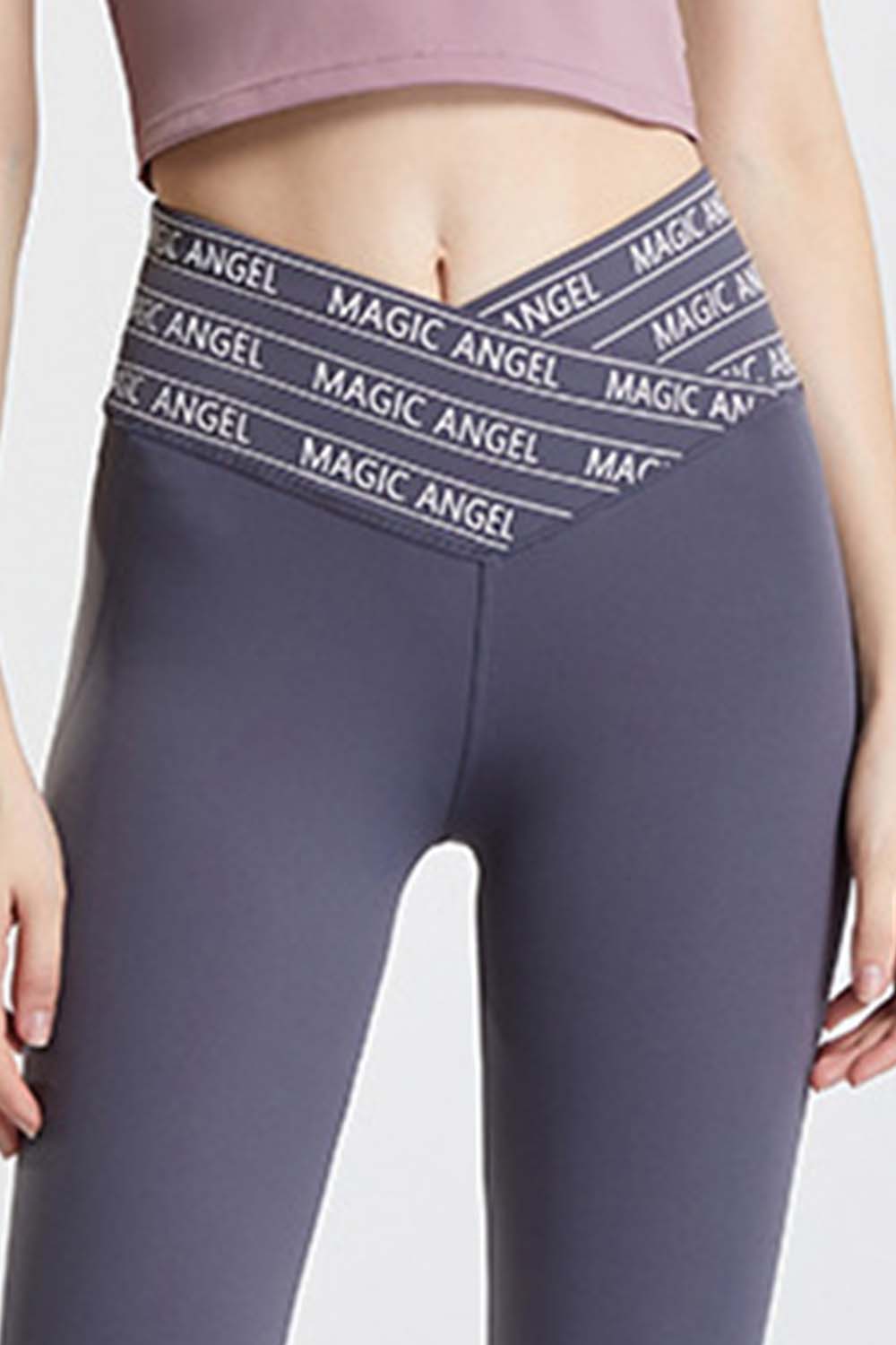 Wide Waistband Sports Pants - Aurelia Clothing