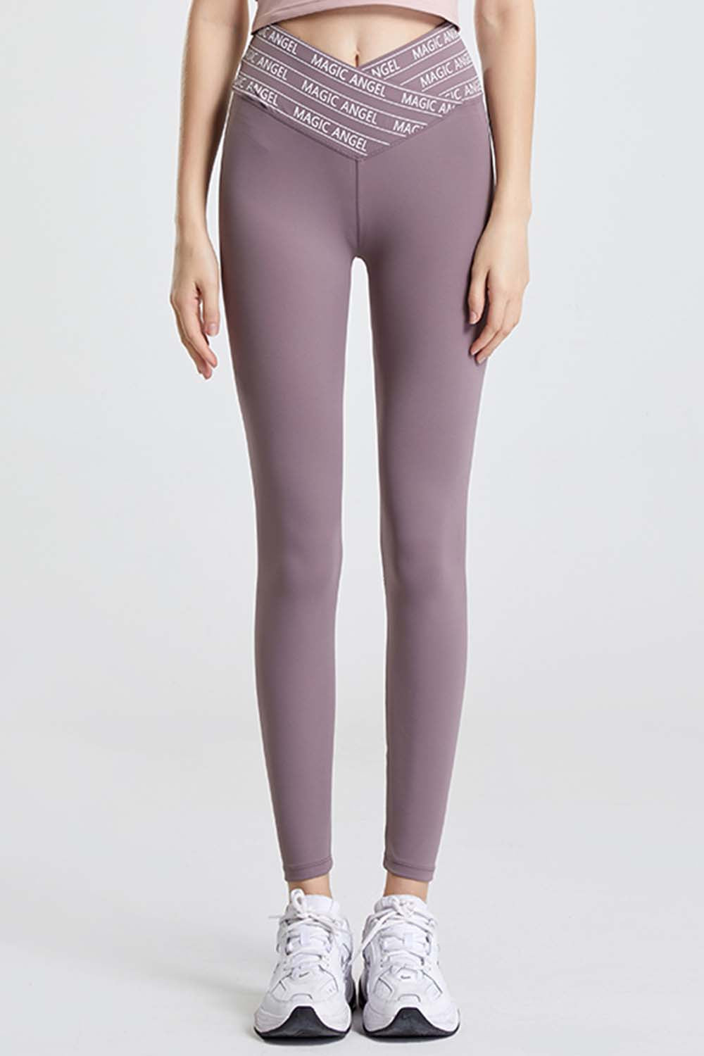 Wide Waistband Sports Pants - Aurelia Clothing