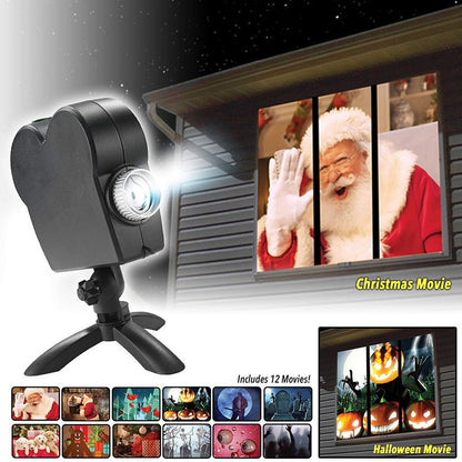Window Projector Wonderland Christmas Projector TV Halloween Projector - Free Shipping - Aurelia Clothing