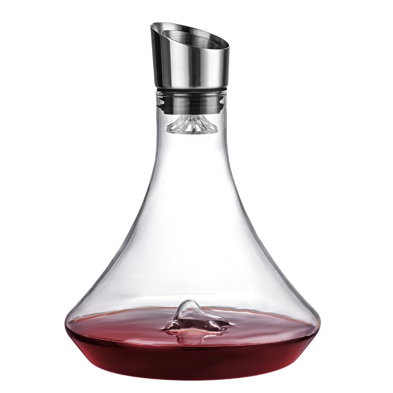 Wine Decanter Built-in Aerator Pourer, Wine Carafe Red Wine Decanter 1000ml -  Free Shipping - aurelia-clothing-8955