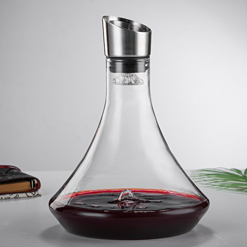 Wine Decanter Built-in Aerator Pourer, Wine Carafe Red Wine Decanter 1000ml -  Free Shipping - aurelia-clothing-8955