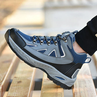 Work Reflection Anti-smashing Anti-pirecing Lightweight Breathable Mesh Steel Toe Men Safety Shoes - Free Shipping - Aurelia Clothing