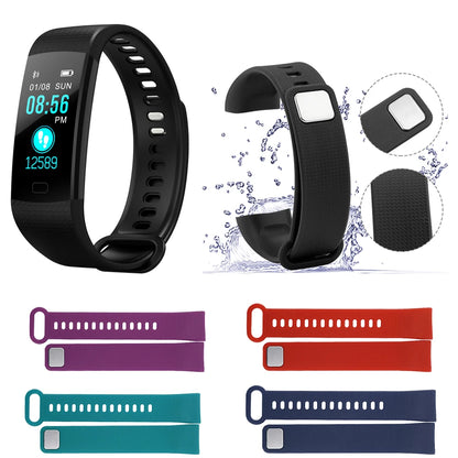 Y5 Smart Band Heart Rate Tracker Fitness Tracker Y5 Smartband Smart Bracelet Waterproof Smart Wristband Smart Watch Men - Free Shipping - Aurelia Clothing