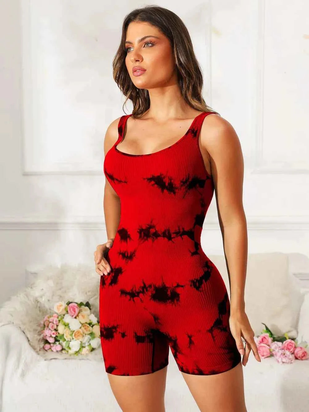 Wide Strap Active Romper-Free Shipping