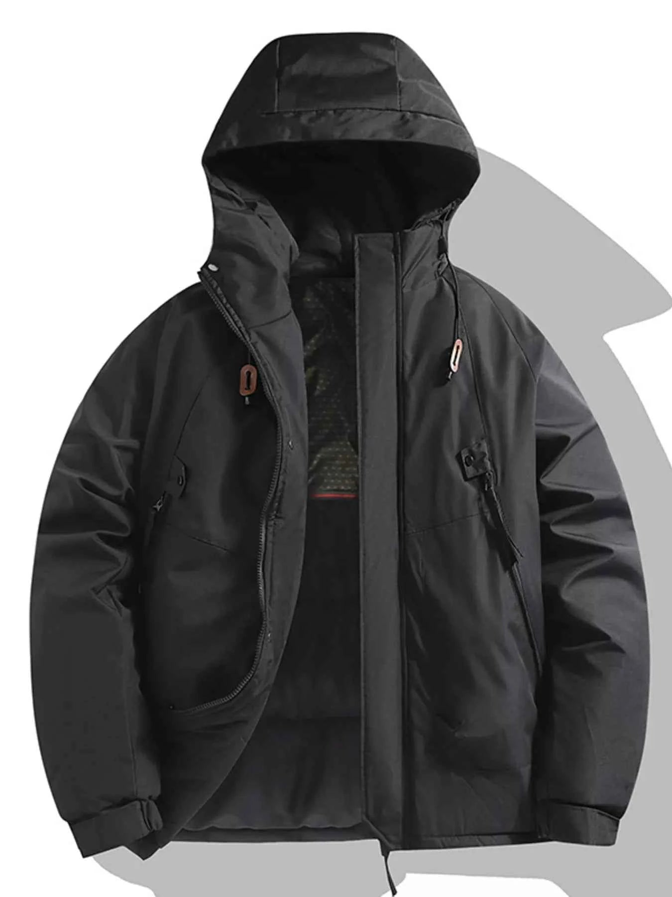 Men's Full Size Hooded-Free Shipping