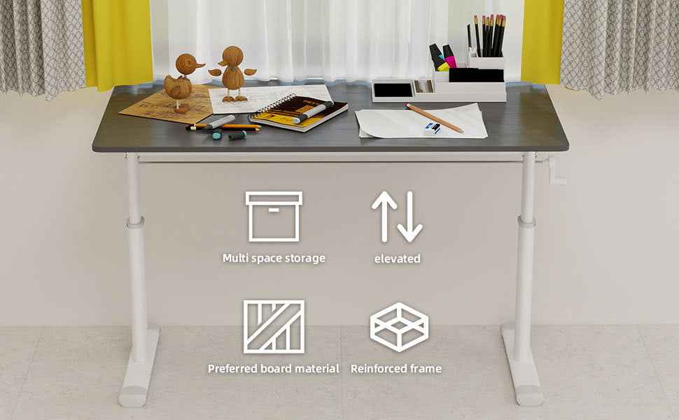 Adjustable study desk suitable for children and adults-Free Shipping