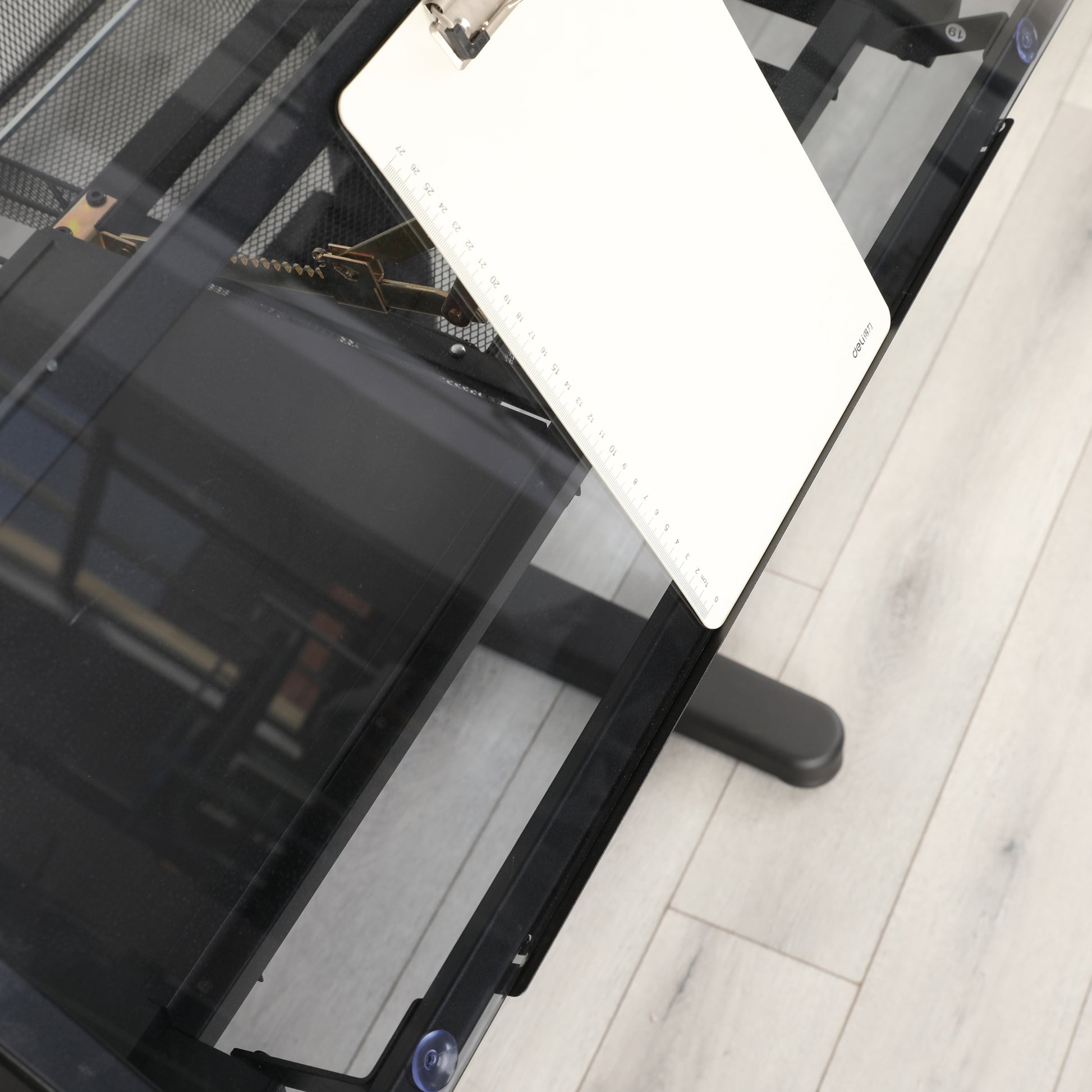 drafting table drawing desk with 2 metal drawers-Free Shipping - Aurelia Clothing
