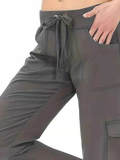 Active Pants with Drawstring Waist-Free Shipping