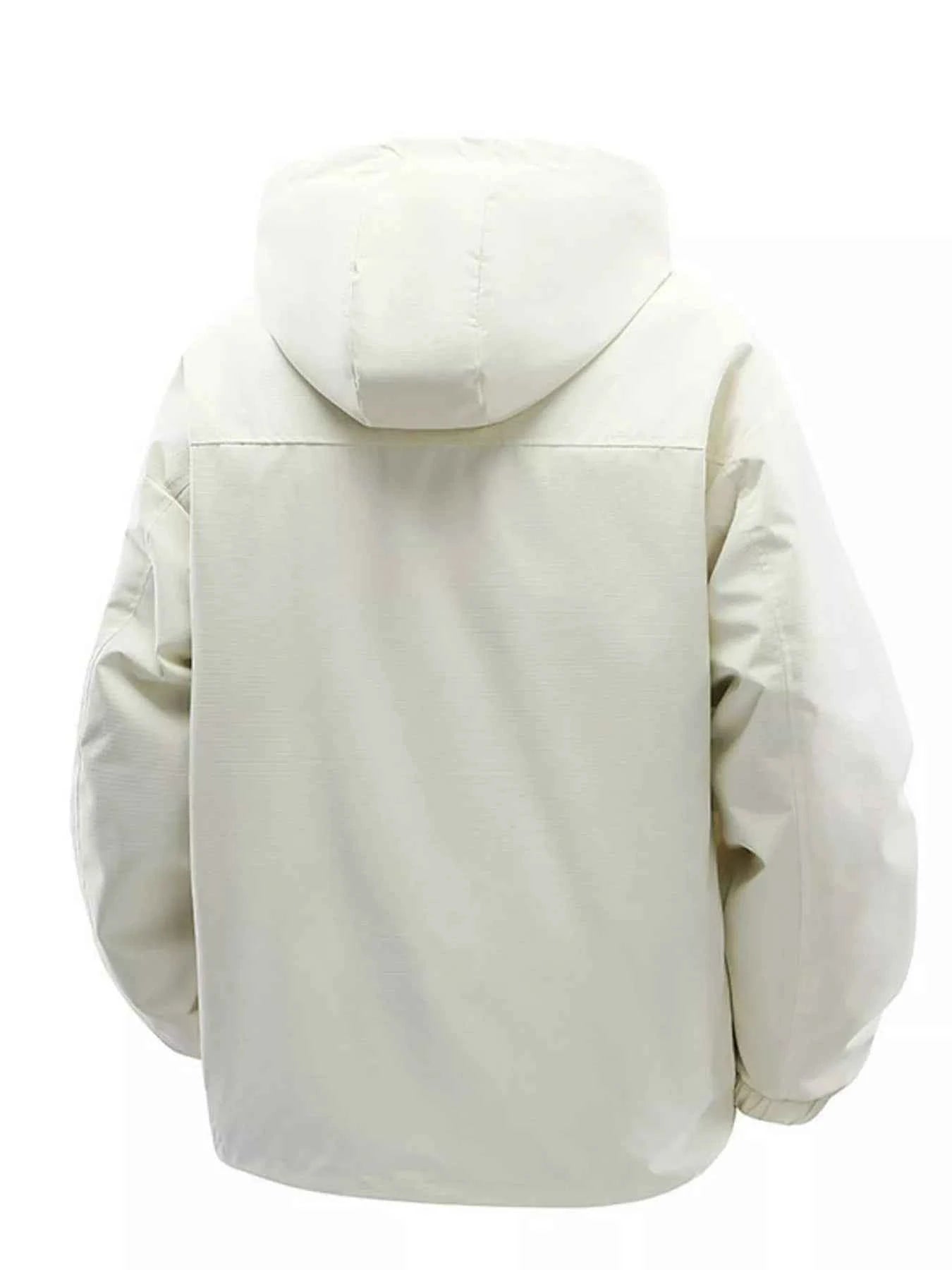 Hooded Windproof Casual Jacket - Free Shipping