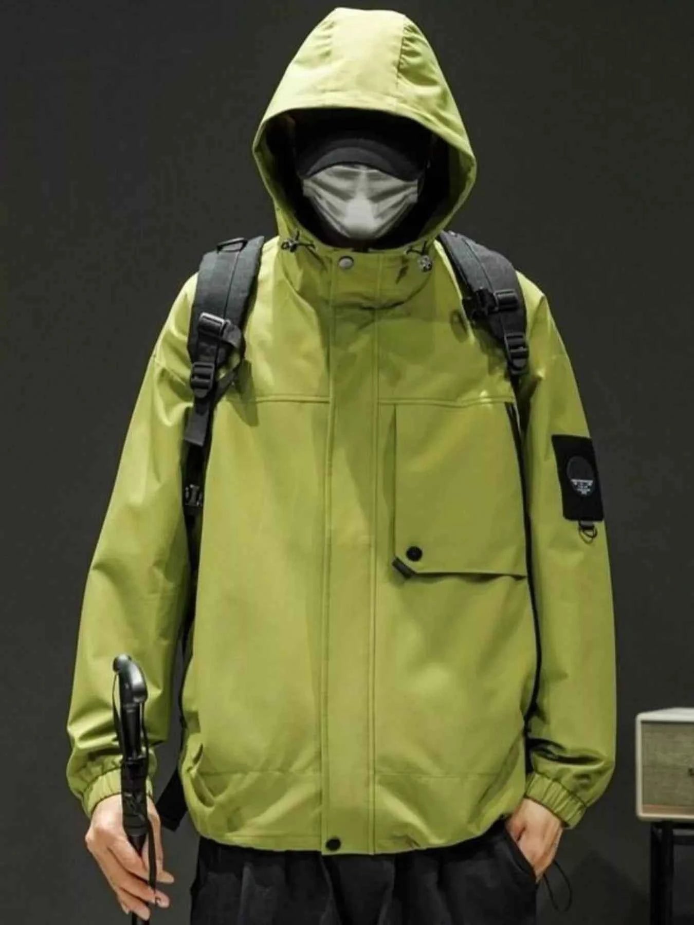 Hooded Windproof Casual Jacket - Free Shipping