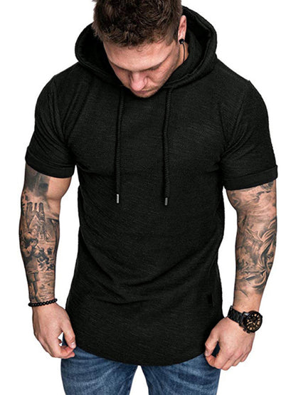 T-shirt sports casual sweater men's hoodie - Free Shipping