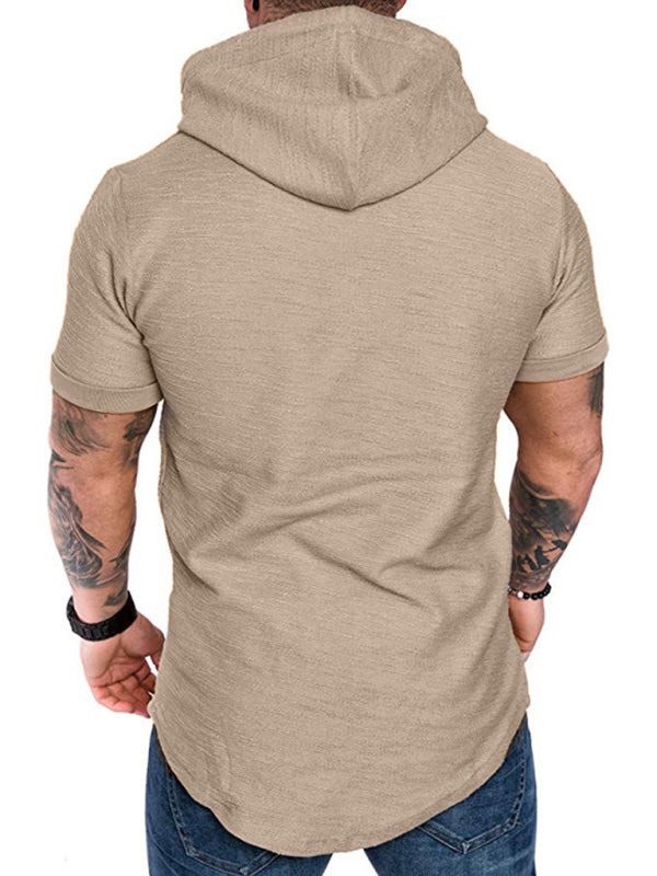 T-shirt sports casual sweater men's hoodie - Free Shipping