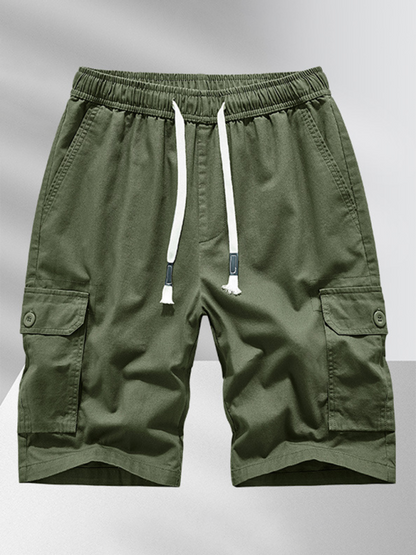 Men's Large Size Cotton Casual Pants Workwear Shorts - Free Shipping