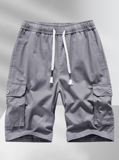Men's Large Size Cotton Casual Pants Workwear Shorts - Free Shipping