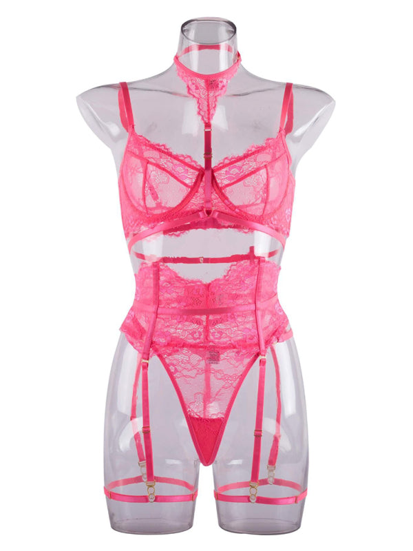 New style sexy sexy women's lace split underwear set - Free Shipping - Aurelia Clothing