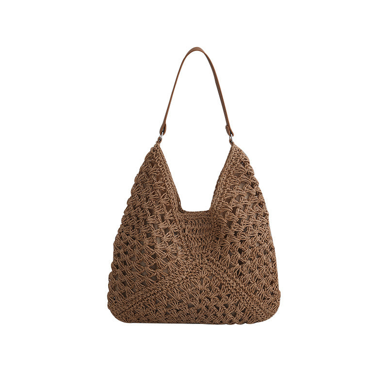 straw woven bag woven belt armpit bag - Free Shipping - Aurelia Clothing