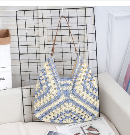 straw woven bag woven belt armpit bag - Free Shipping - Aurelia Clothing