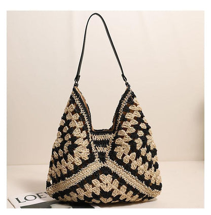 straw woven bag woven belt armpit bag - Free Shipping - Aurelia Clothing